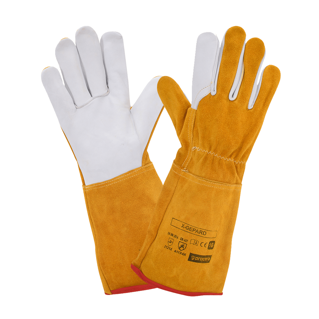 RĘKAWICE SKÓRZANE SPAWALNICZE X-GEPARD ROZM. 10