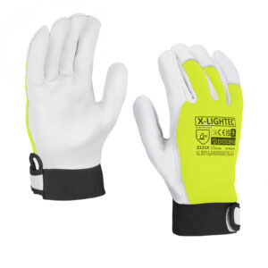 RĘKAWICE OCHRONNE WZMOCNIONE KOZIĄ SKÓRĄ X-LIGHTEC