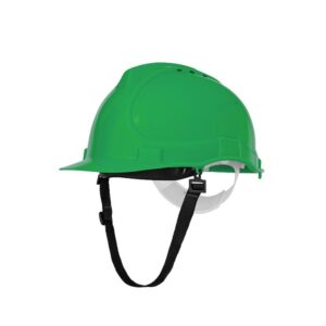 HEŁM PRZEMYSŁOWY BRATEK-3 Z PASKIEM ZIELONY