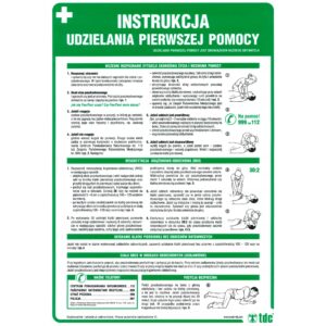 INSTRUKCJA UDZIELANIA PIERWSZEJ POMOCY 24,5 X 35 IA A11 DN CN